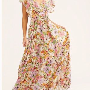 ByTiMo delicate semi ruffle dress / NWT - maxi